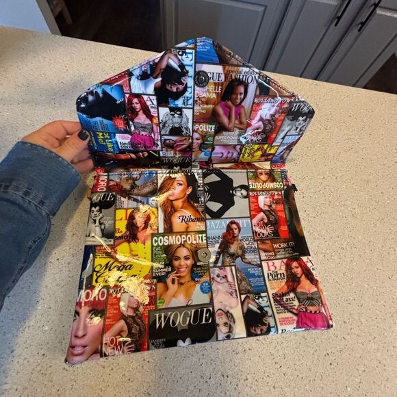 Women’s envelope clutch or shoulder bag - Picture 2 of 6